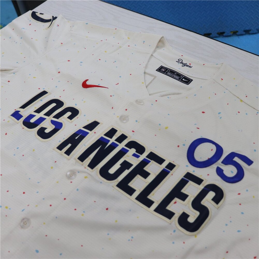 Nike Los Angeles Dodgers Freddie Freeman Cream 2024 City Connect Limited Jersey